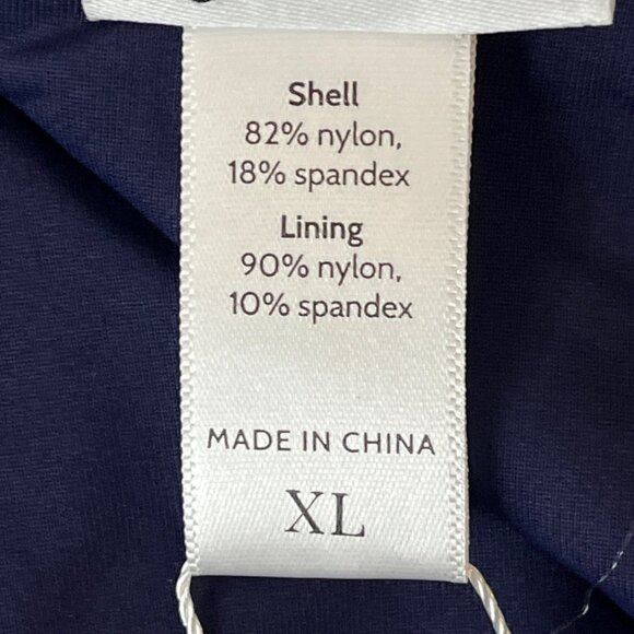 Andie Swim Bikini Bottom Womens XL Navy Blue Solid Cheeky High Quality Swimwear - Picture 4 of 5